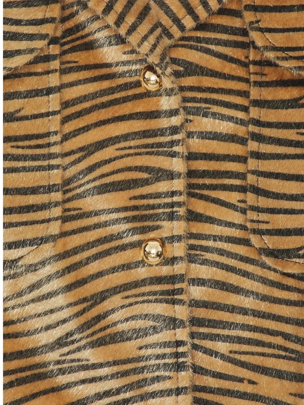 Tiger-Stripe Jaylee Jacket in Tiger Cropped